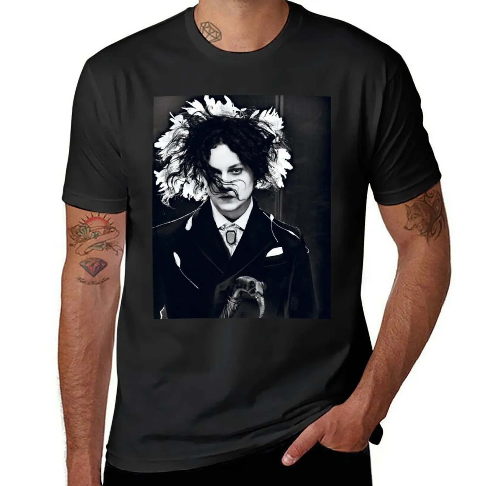 Feathered Head Jack T-Shirt quick-drying tees boys whites heavyweights men workout shirt