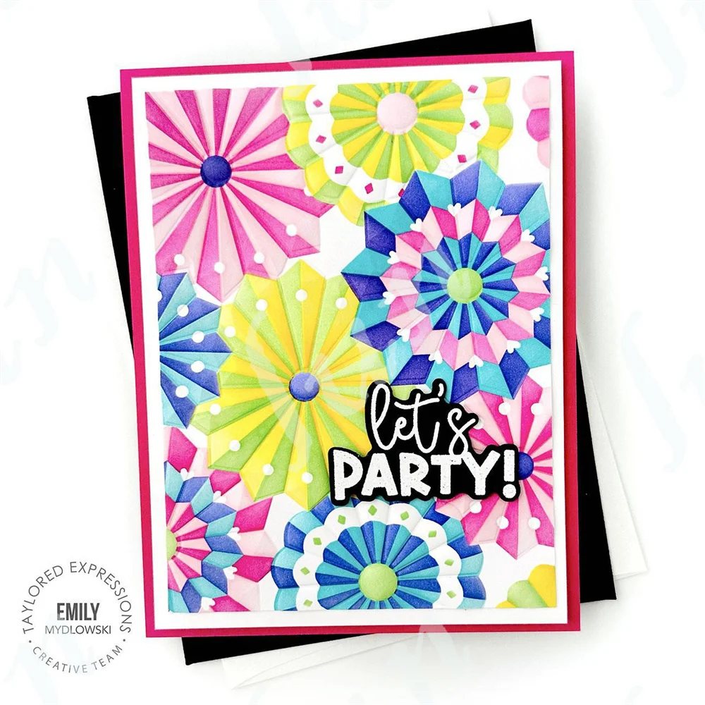 금속 다이 2024 양초 다이 세트, 환상적인 생일 감성 스탬프 및 레이어드 스텐실 세트, DIY 스크랩북 만들기, 신제품