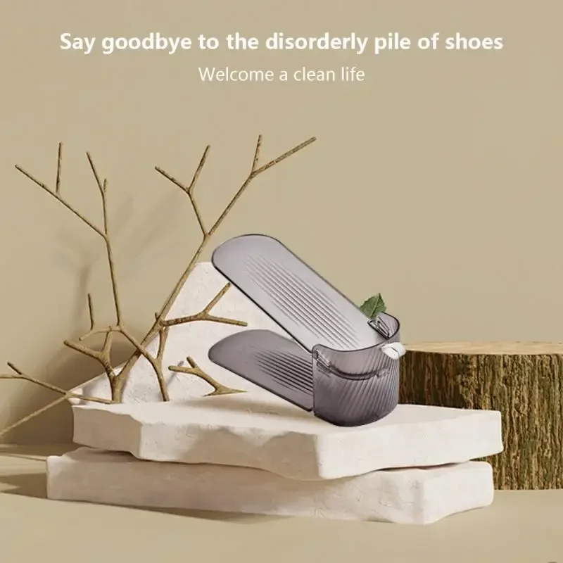 10Pcs Integrated Shoe Support Shoe Cabinet Storage Rack Shoe Storage Rack Space-saving Removable Double-layer Adjustable Rack