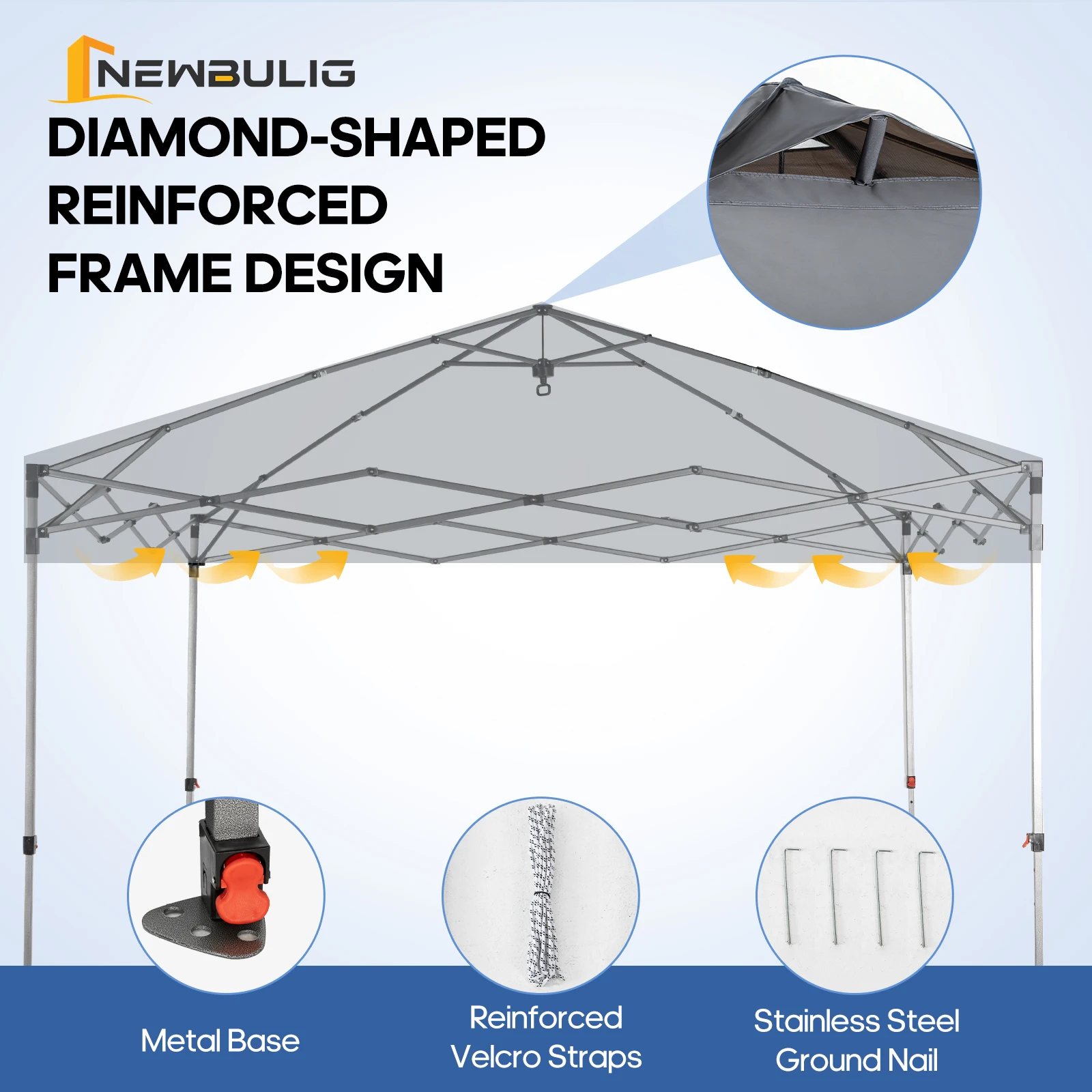 10x10 canopy tent setup outdoors