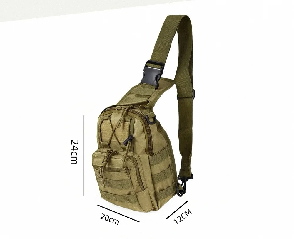 Tactical Sling Backpack - Waterproof EDC Outdoor CCW Daypack for Hiking and Camping
