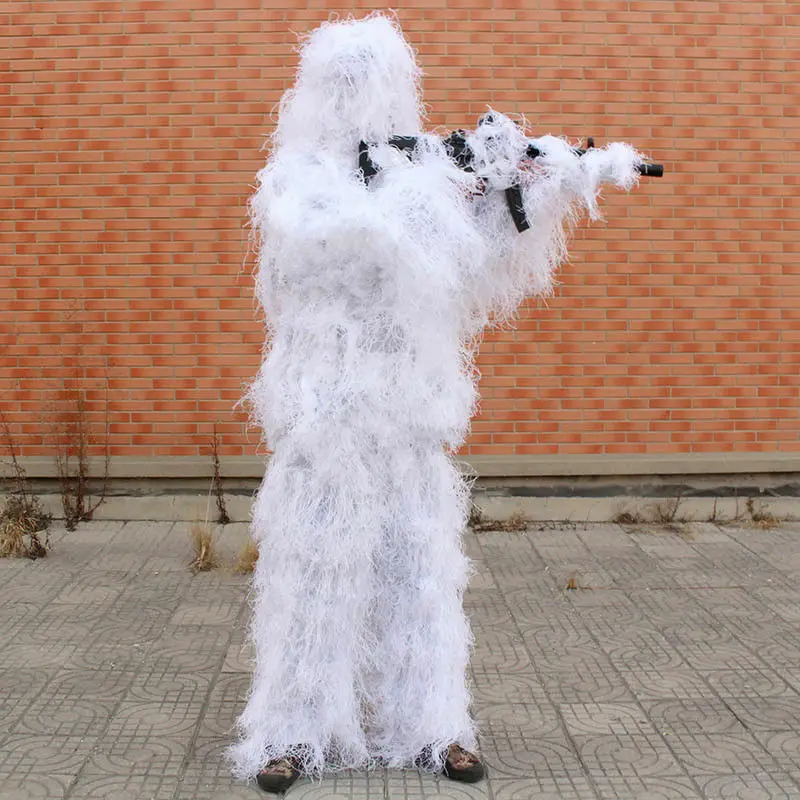 

Ghillie Suit Camouflage Snow Field Sniper Hunting Military Tactical Clothes