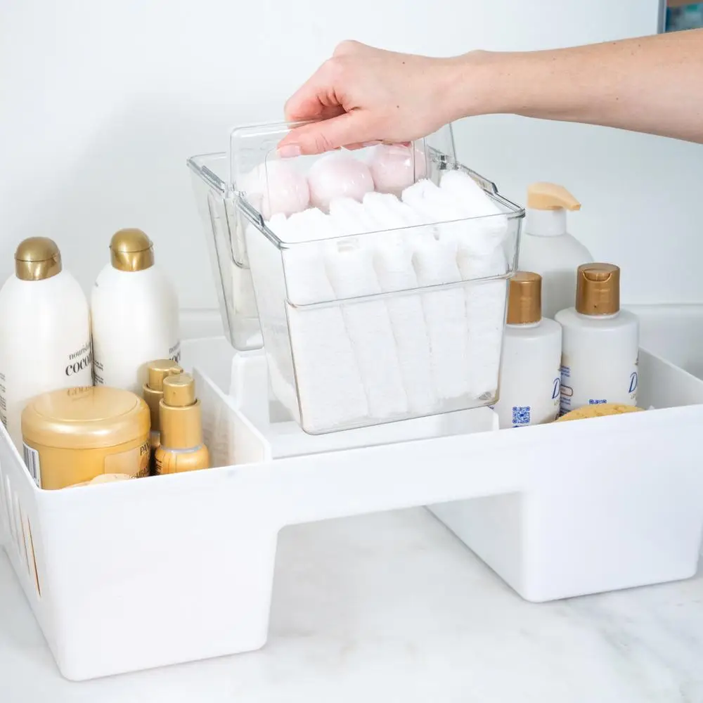 Cleaning Essentials Organizer Jumbo Wipes Compatible Removable Inner Caddy Extra Large Size 6 Bottles Fit Storage Caddy Kit