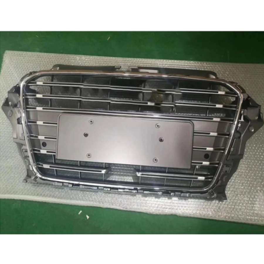

Bumper Grille Car Front Bumper Grill Mesh Hood Front Center Middle Grille With ACC Hole for Audi A3/S3 2014-2016 Car Mesh