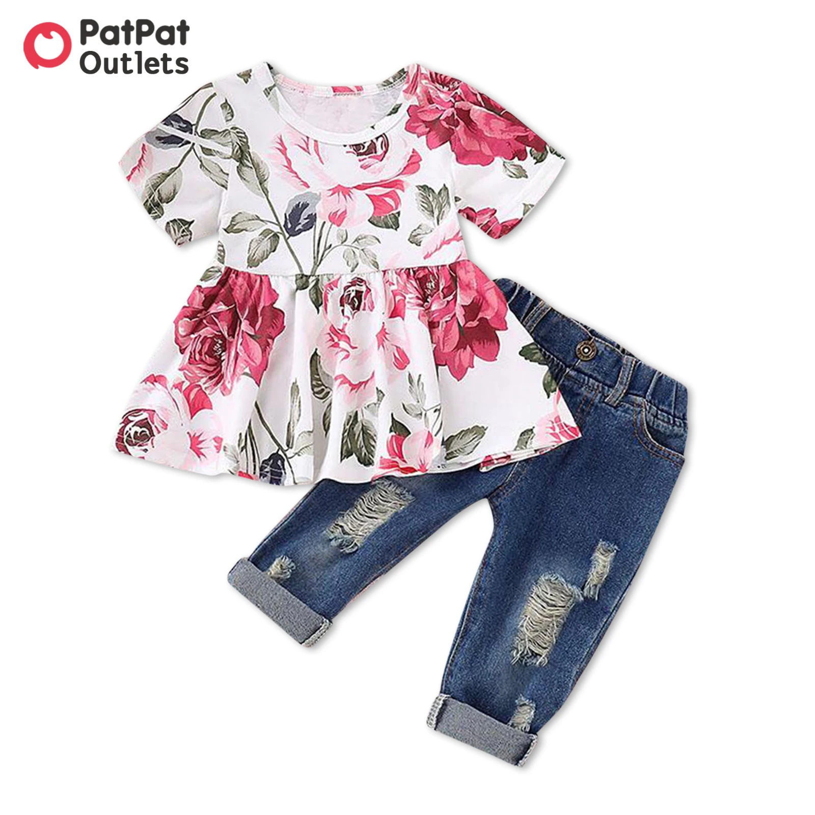 Baby Clothes Girls Jeans Patpat Girl Baby Set Summer Baby Girl Set