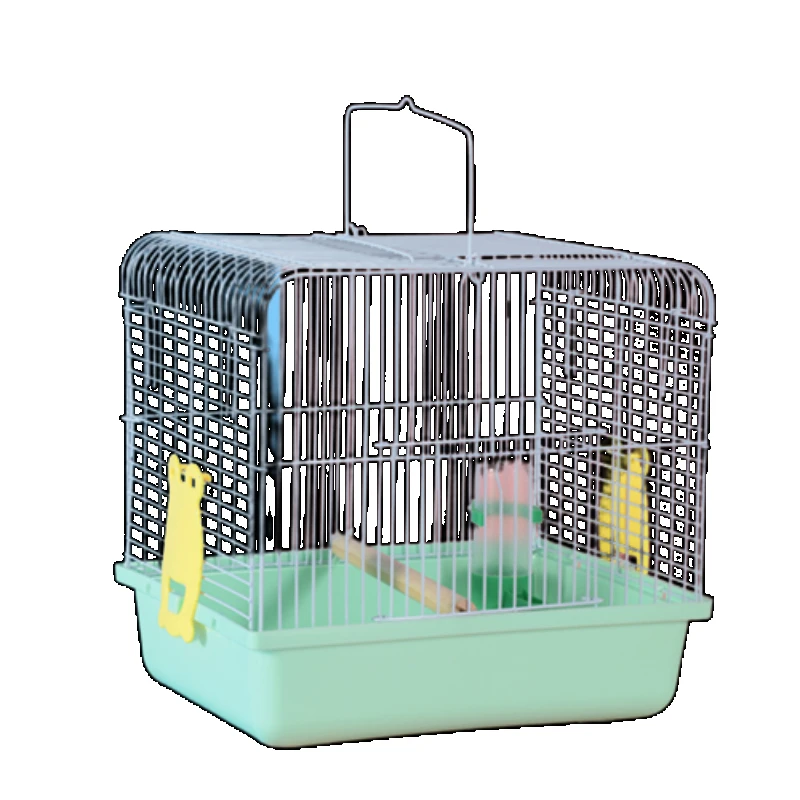 Hut Feeder Nest Bird Cages Decoration Small Backpack Outdoor Bird Cages Toys Breeding Box Jaula Pajaro Pet Products RR50BN