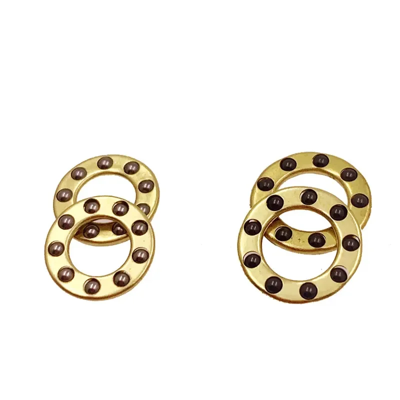 Folding Knife Accessories 10pcs/Lot Mini Plane Axial Bearing Ceramic Steel Ball Thrust Copper Support