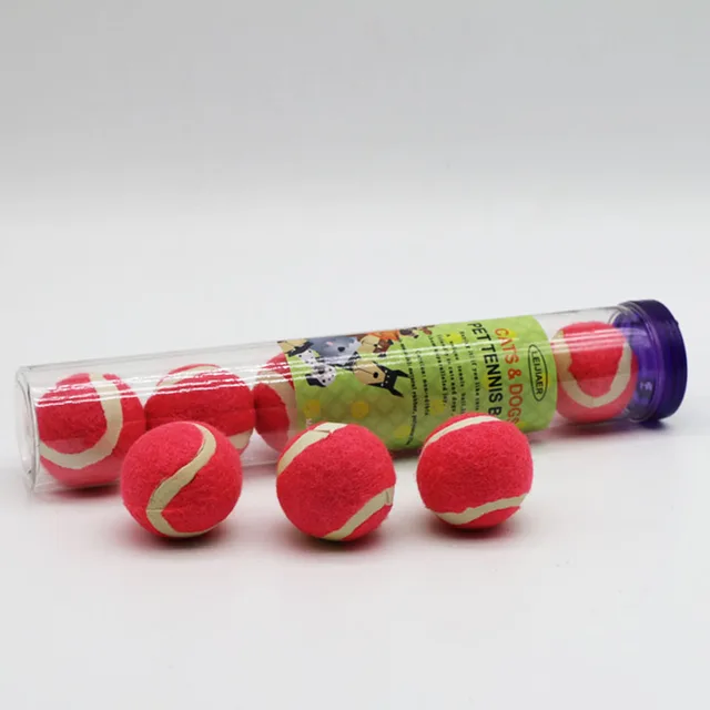 Tennis ball 38mm Miniature tennis ball Pet Tennis cats balls Small  tennis  dog ball  6cps  Pet training ball  S number pet ball 5