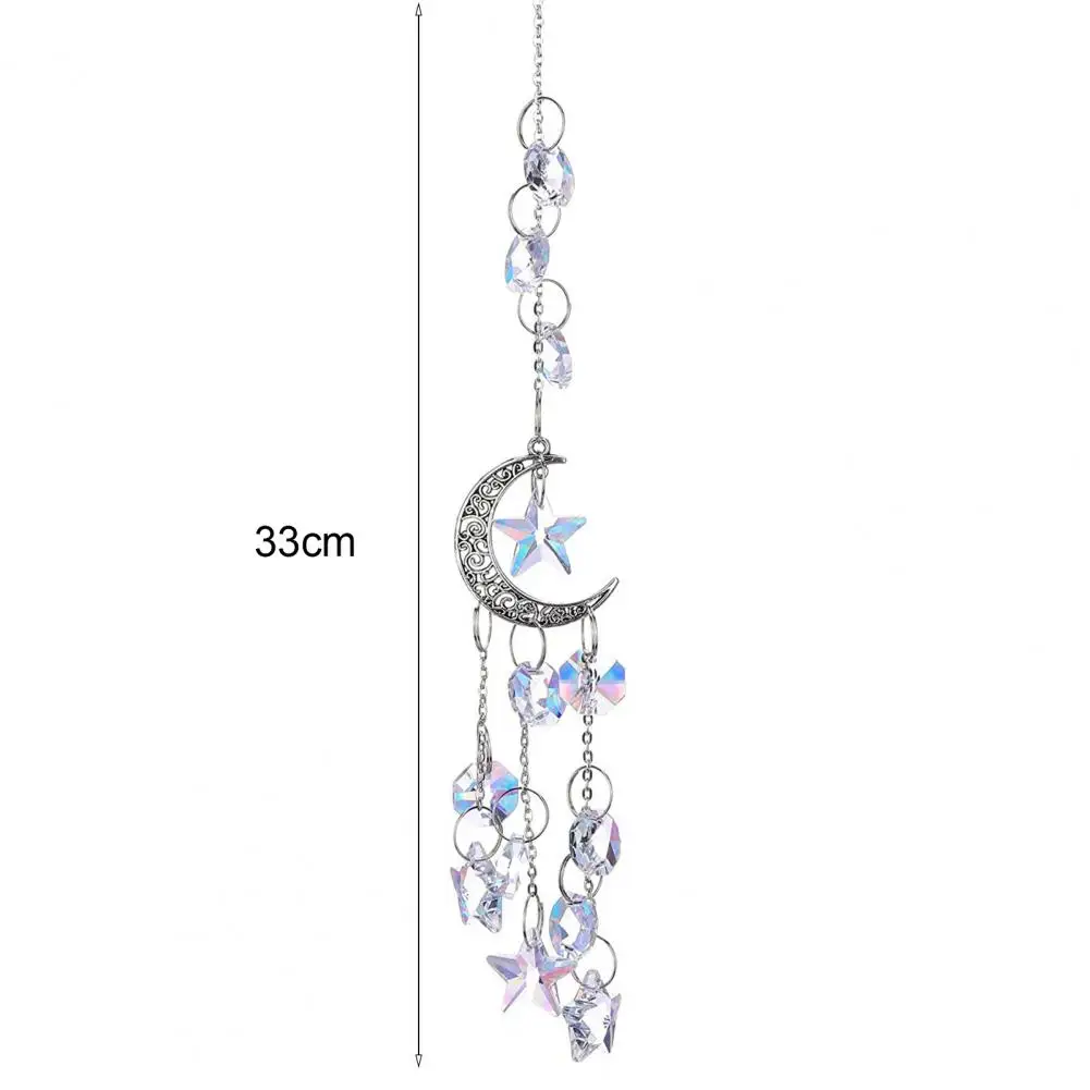 Suncatcher Decor Faux Crystal Hanging Prism Pendant