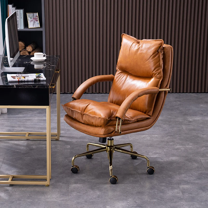 Leather Office Modern Computer Chair Massage Conference Pc Study Recliner Chair Living Room Zero Gravity Silla Office Furniture