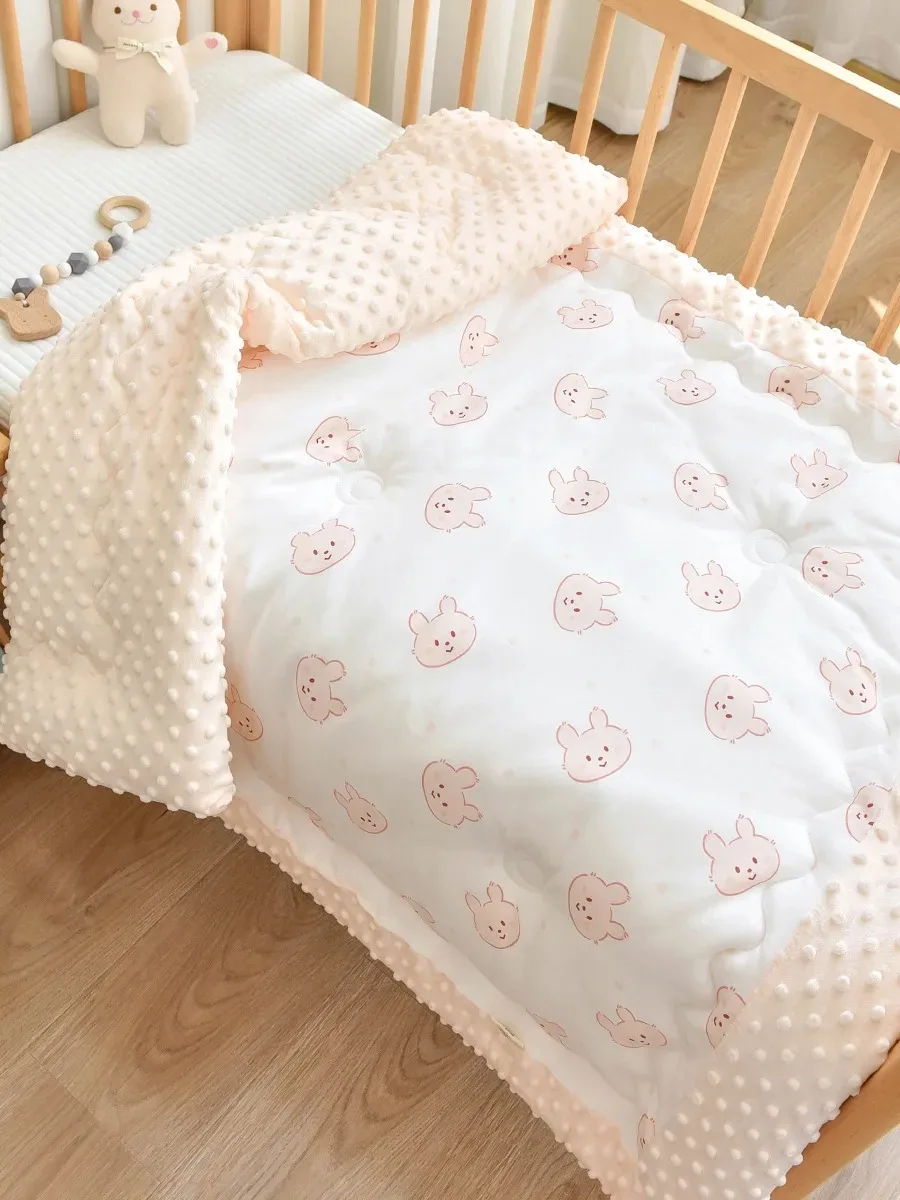 Cotton Blanket Baby Blanket Baby Cotton Quilt Embroidered Air Conditioner Comfortable Cover Quilt Four Seasons Universal Baby Free Shiping
