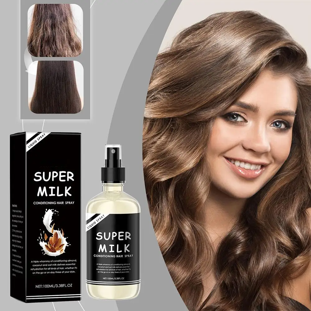 Leave-In Hair Spray 1/3PCS Gently Moisturizes And Improves Frizz Softens And Shines Fresh Fluffy Hair Spray Mask