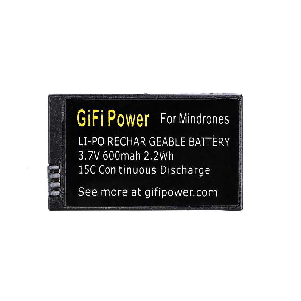 Batterie 3600mAh pour Parrot MiniDrones, autonomie prolongée, posée sur fond blanc