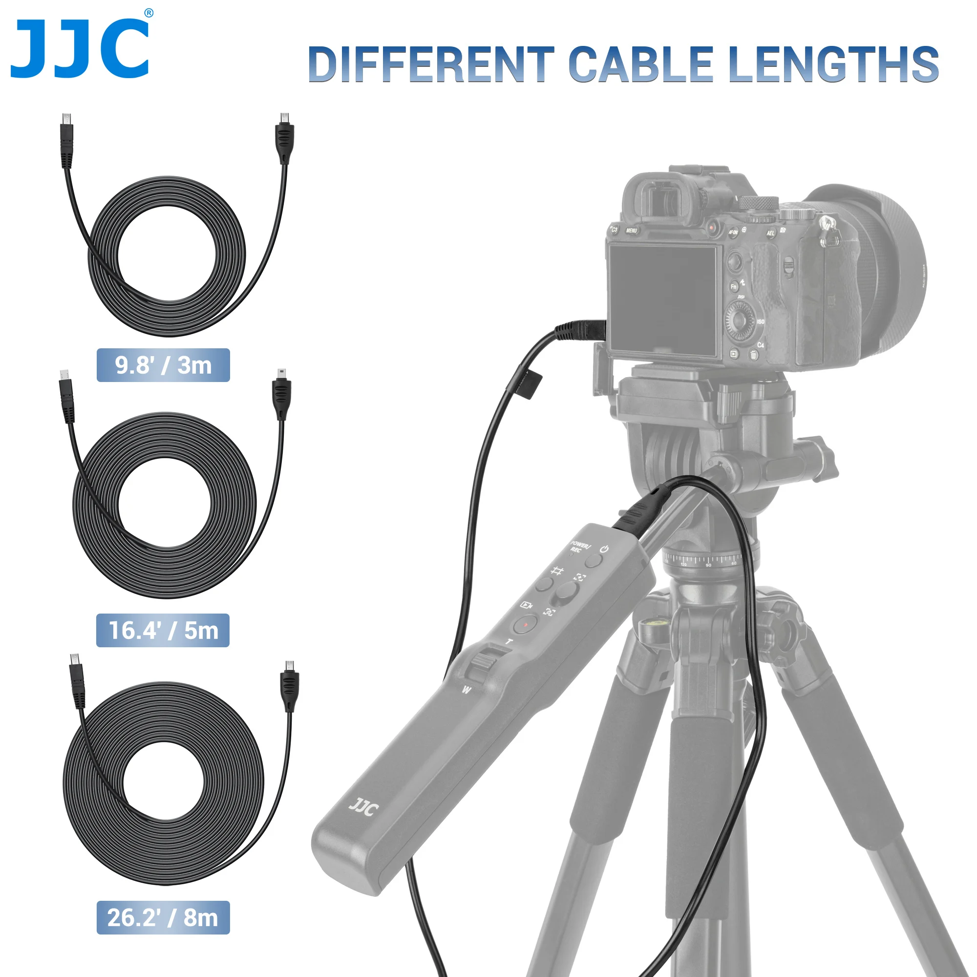 Camera Remote Shutter Button Camera Remote Shutter Release Connecting Cable fits Sony camera/ camcorder with a Multi-terminal compatible with JJC remote