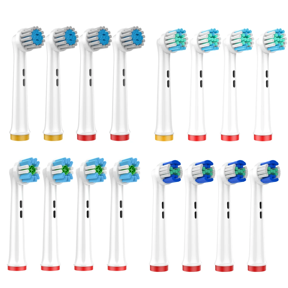 4pcs/8pcs Electric Toothbrush Replacement Brush Heads for Oral B Sensitive Brush Heads Bristles D25 D30 D32 4739 3709