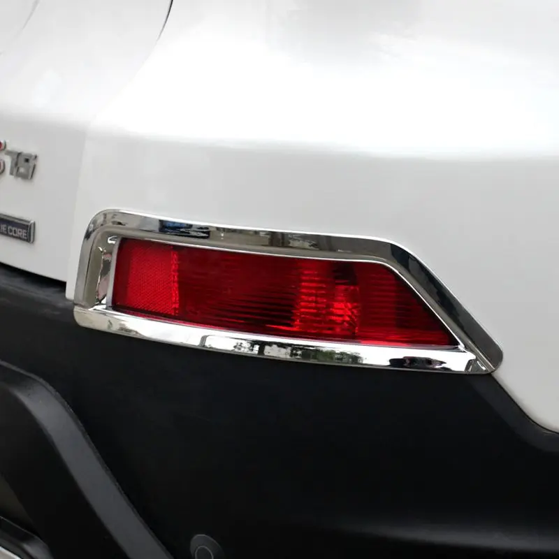 

Противотуманные фары для заднего бампера, декоративная рамка, обшивка, подходит для Chang An CS75 2014, автомобильные хромированные внешние аксессуары