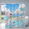 Shower Amine Chiikawas Curtain Waterproof Polyester Fabric Paint Colorful Bath Curtains Home Bathroom Decor Curtain With Hook 2