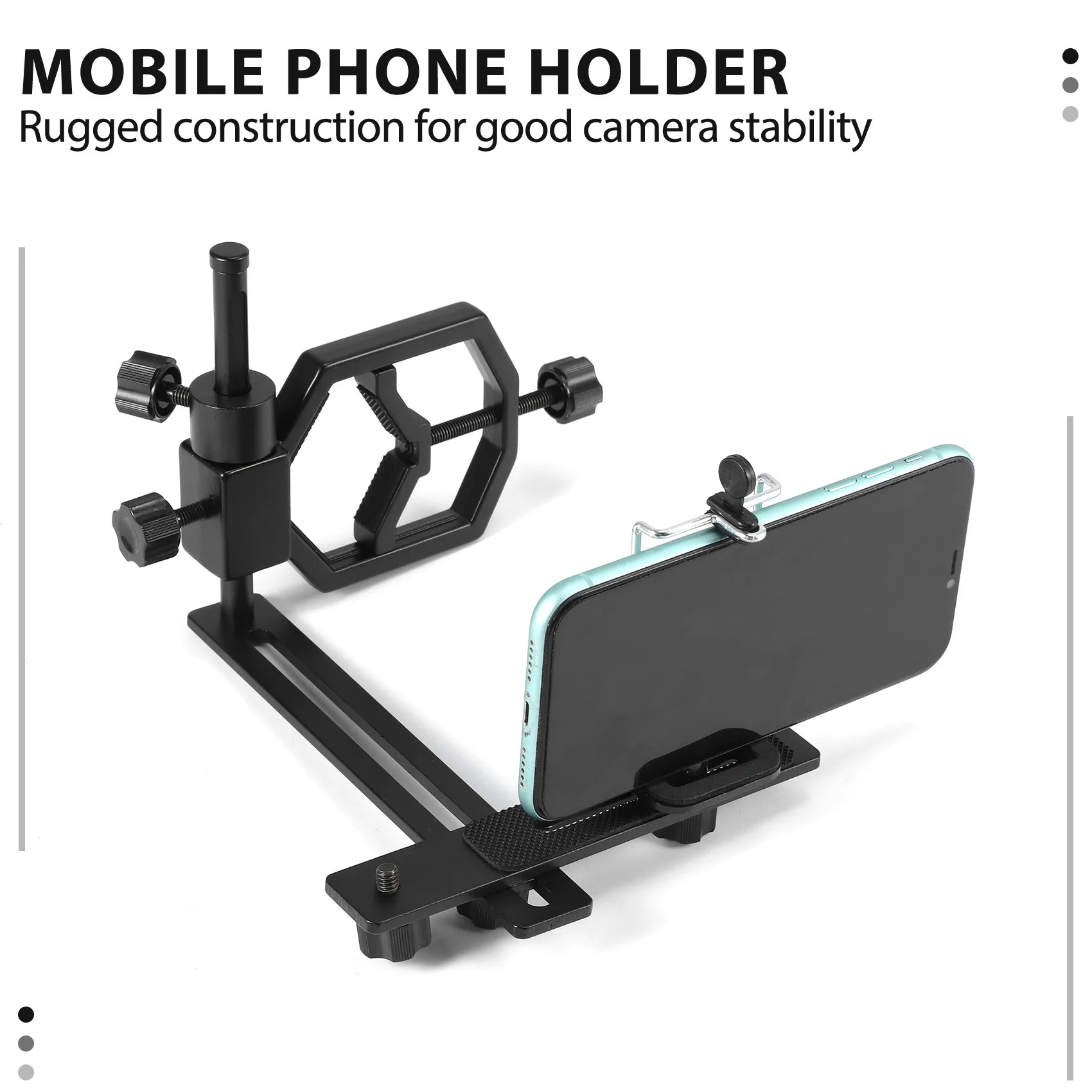 Telescopic Universal Digital Camera Phone Bracket Telescope Adapter_OFSS