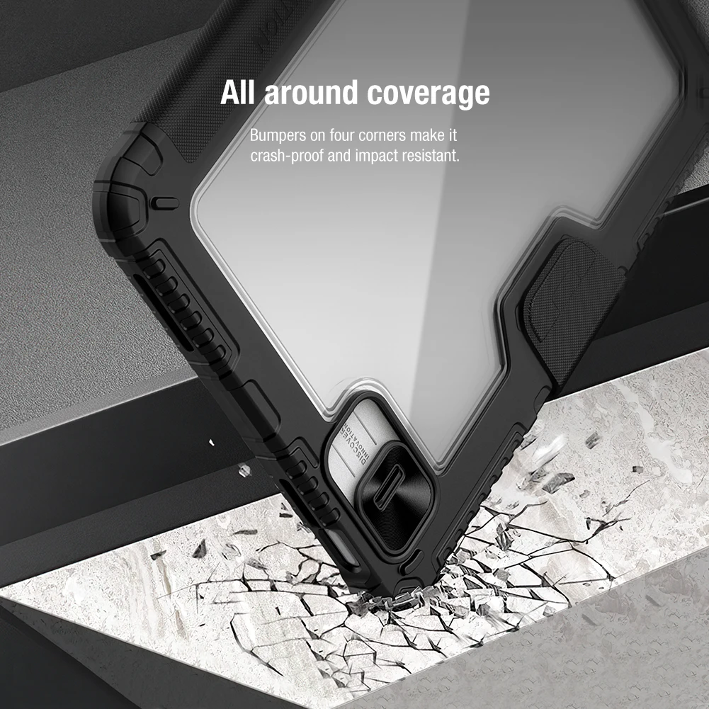 Nillkin Flip Leather Back Cover para Ipad Bumper Case 10th Generation 10.9 2023 - Imagem 3