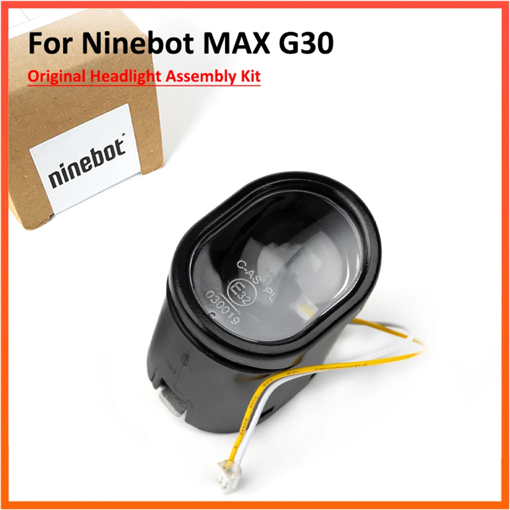 

Оригинальный головной светильник Ninebot MAX G30 G30D электрический самокат головная лампа передний светодиодный Светильник Запчасти