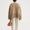 LUXURY-Sweater for Women, Casual Loose Blend, Round Neck, Long Sleeved Knit Top, Nordic Style, Spring and Winter, 2025 2