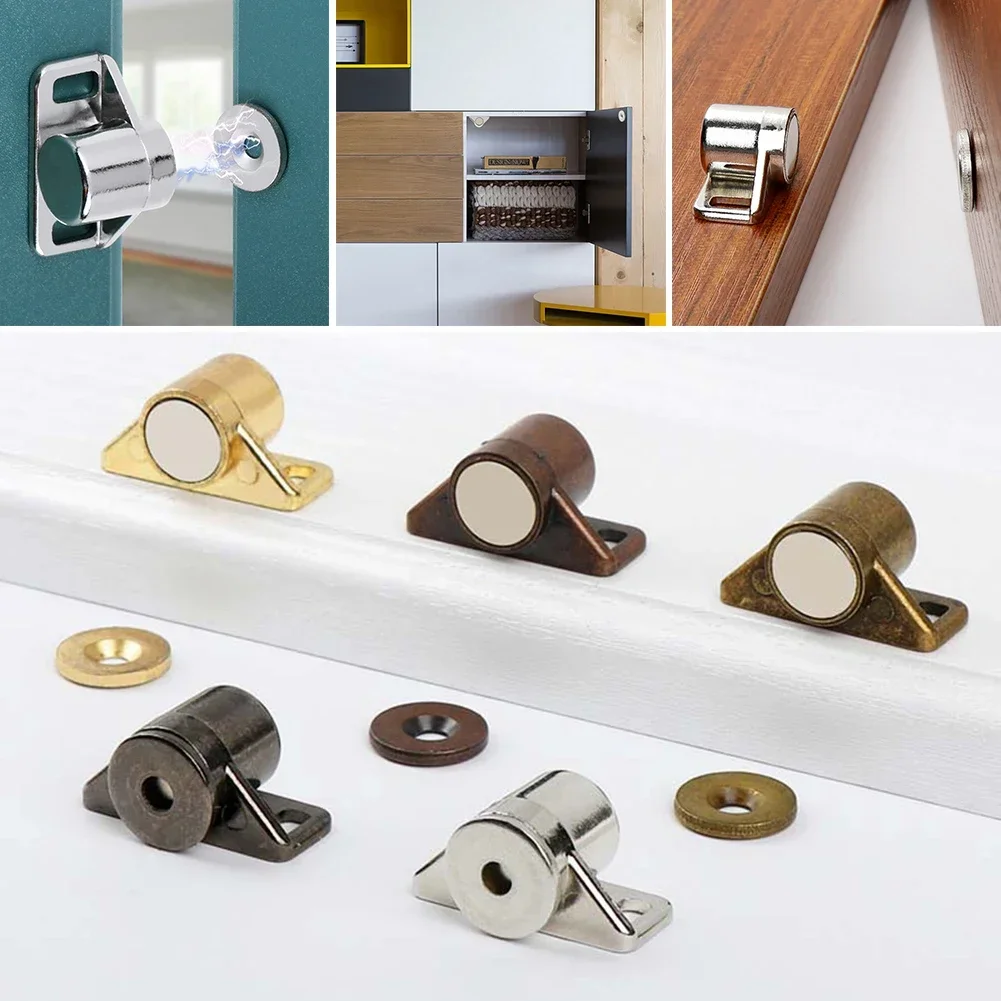 Magnet Cabinet Door Catch Furniture Door Stopper Strong Powerful Neodymium Magnets Latch Cabinet Catches