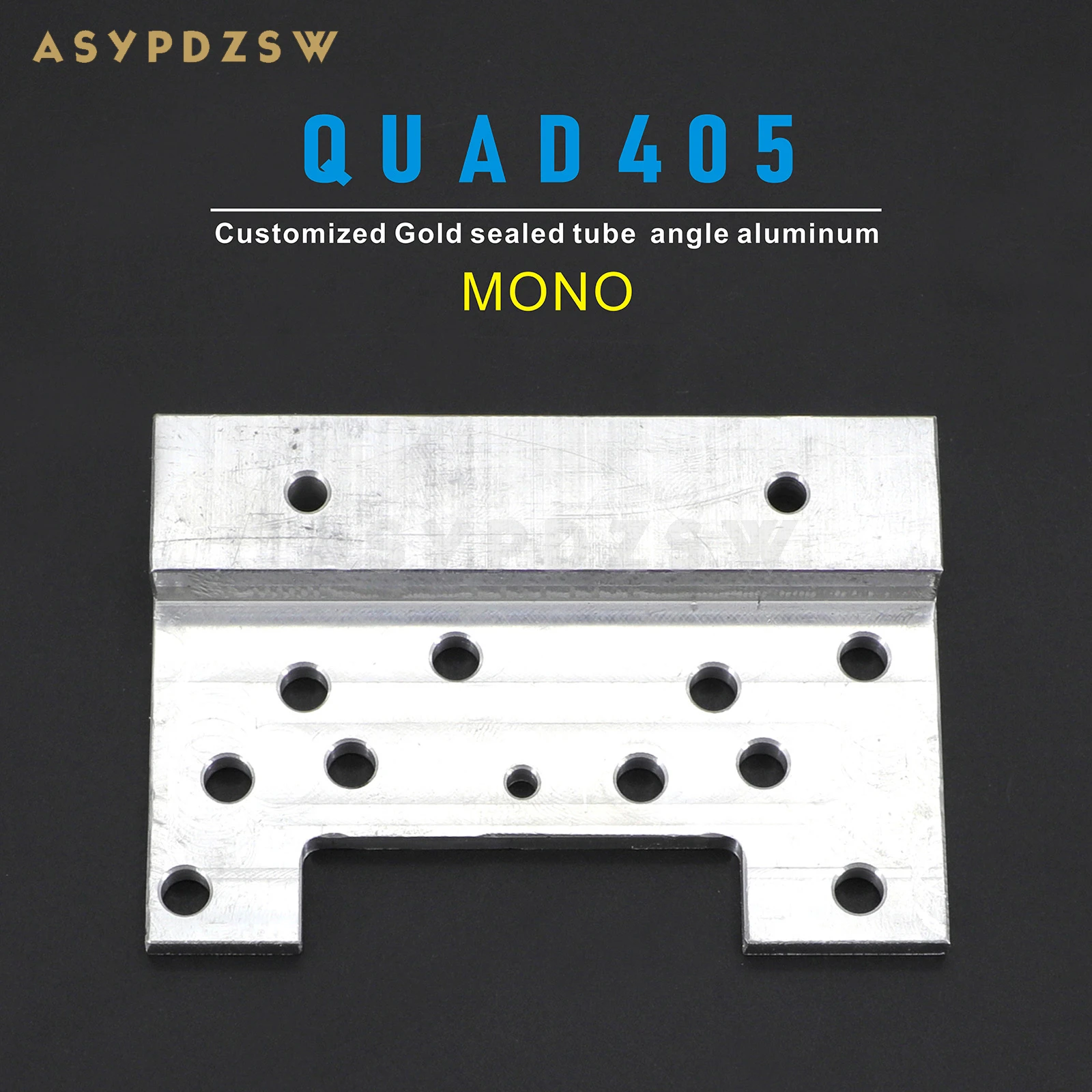 2Pcs Mono Quad405 Amplificatore Di Potenza Type-F Alluminio Angolo Quad 405 Dissipatore Di Calore Conduttivo Termico Speciale Personalizzato