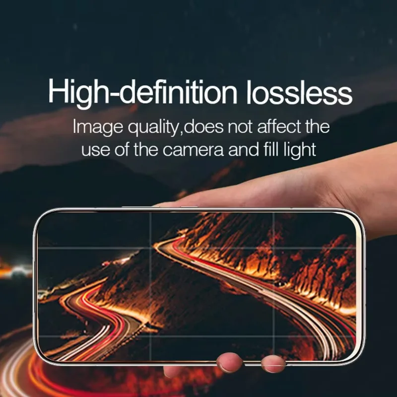 5-Pack Full Coverage 3D Camera Lens Protector Glass