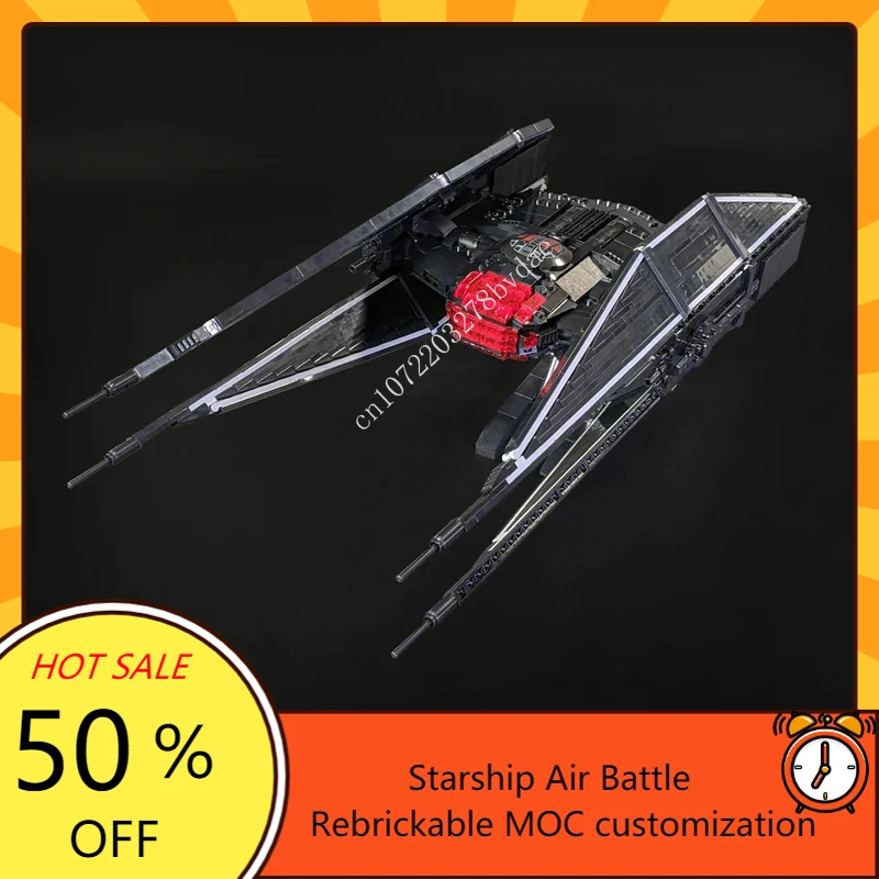 

1846PCS MOC Space Battle TIE Silencer - Minifig Scale Model Building Blocks Technology Bricks DIY Assembly Toys Kids Xmas Gifts