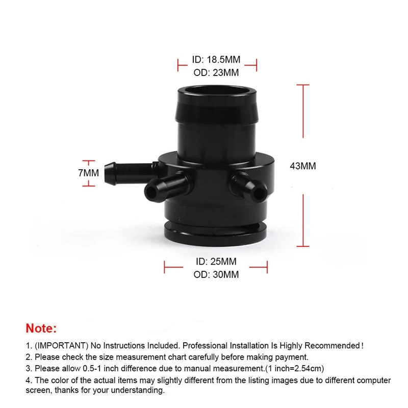 터보 부스트 진공 센서 어댑터, 2.0T FSI TSI TFSI MK5 B7 A3
