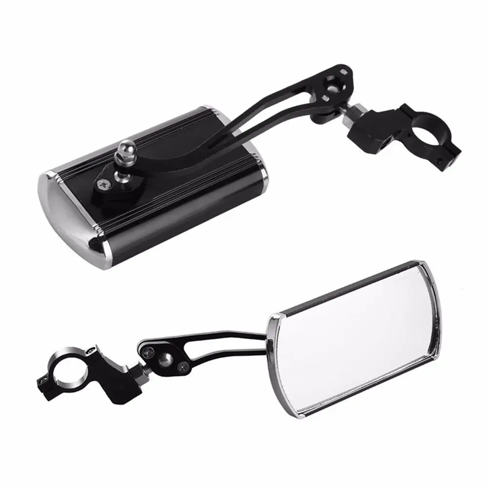 360° Flexible Outdoor Rear View Rotate Aluminium Alloy Handlebar Motorcycle Looking Glass Bicycle Mirror MTB Bike Rearview