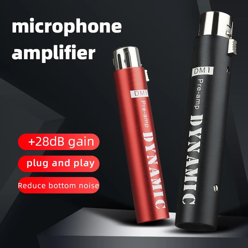 Microphone Preamplifier Built-In For Dynamic And Passive Ribbon Microphones