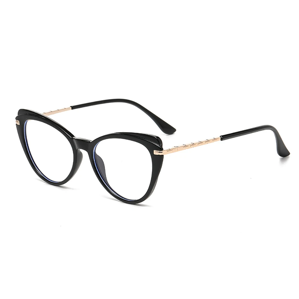 Fashion Eye Spectacles Trendy Unisex Blue Light Blocking Eyewear Eye Anti-Blue Light Glasses Comfortable Tr Metal Frame Glasses