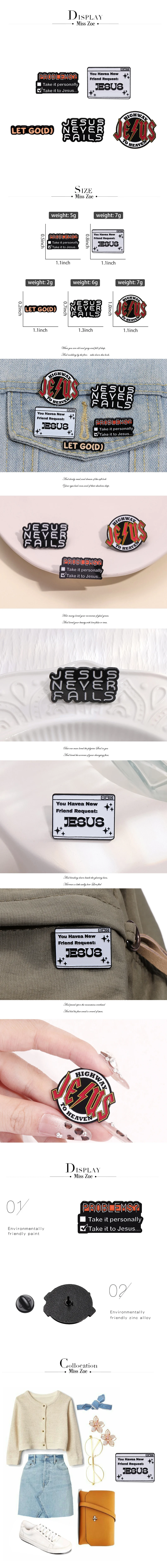Faith in Jesus Enamel Pin