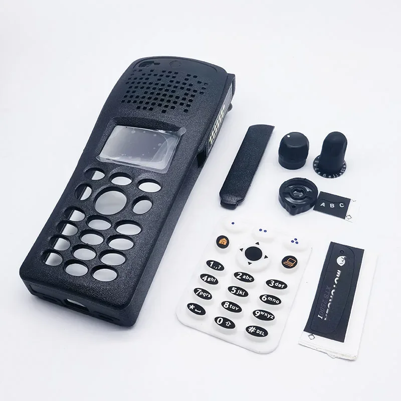 Set Front Cover Case Housing with Volume Channel Knobs Keypad Dust Cover for Motorola XTS2500 XTS2500I Two Way Radio
