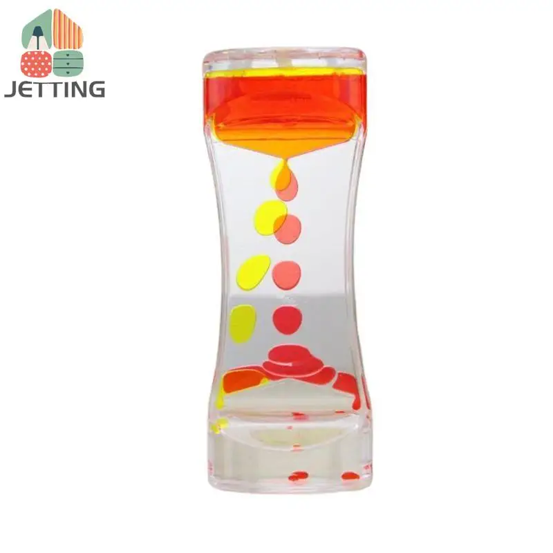 1PCS Sensory Play Timers Hour Glass Timer Kids Liquid Timers Fidget Toy  Kids Oil Drop Hourglass Bubbler 5 Dollar Items Kids - AliExpress