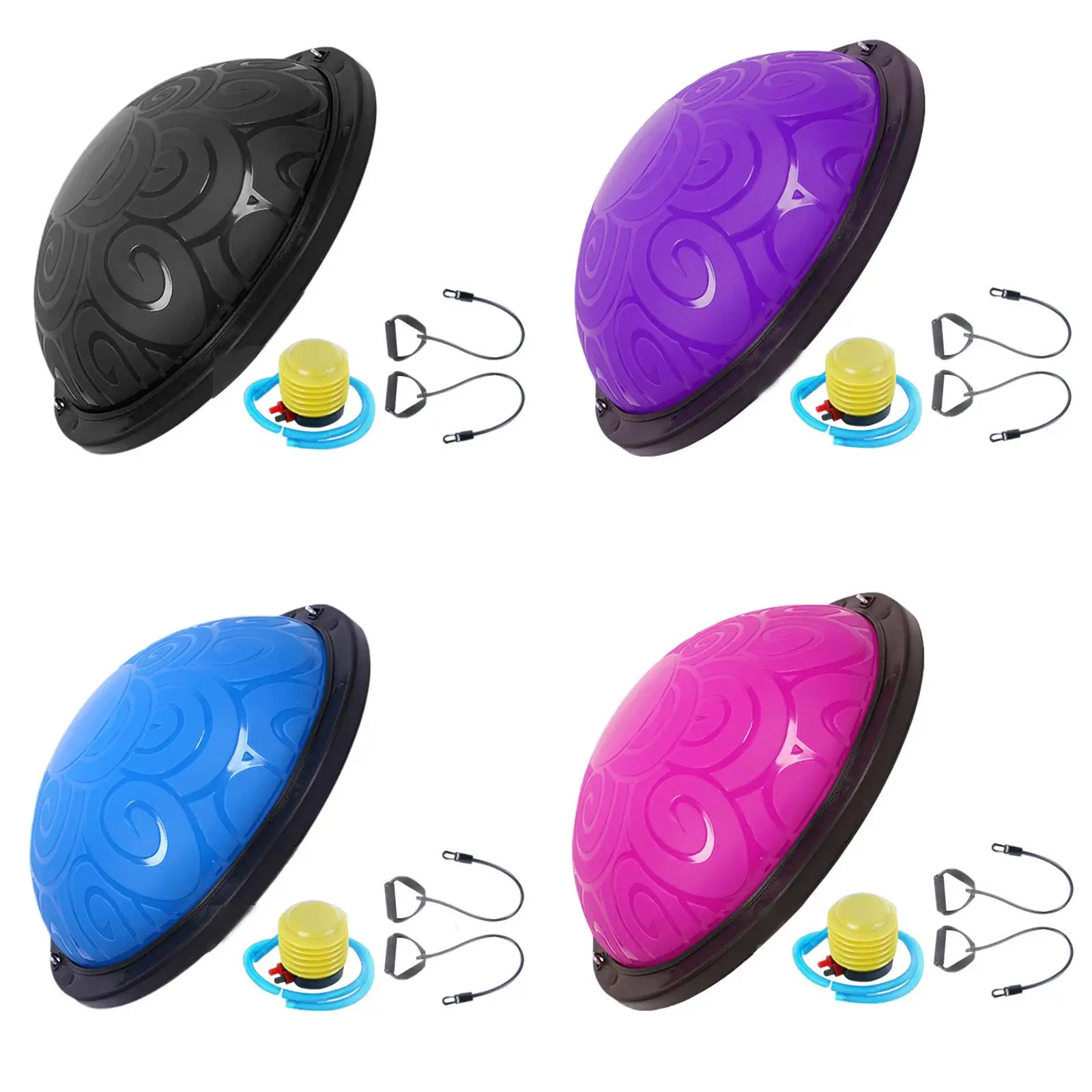 Balance Ball with Foot Pump Sport Balance Trainer for Home Fitness Gym