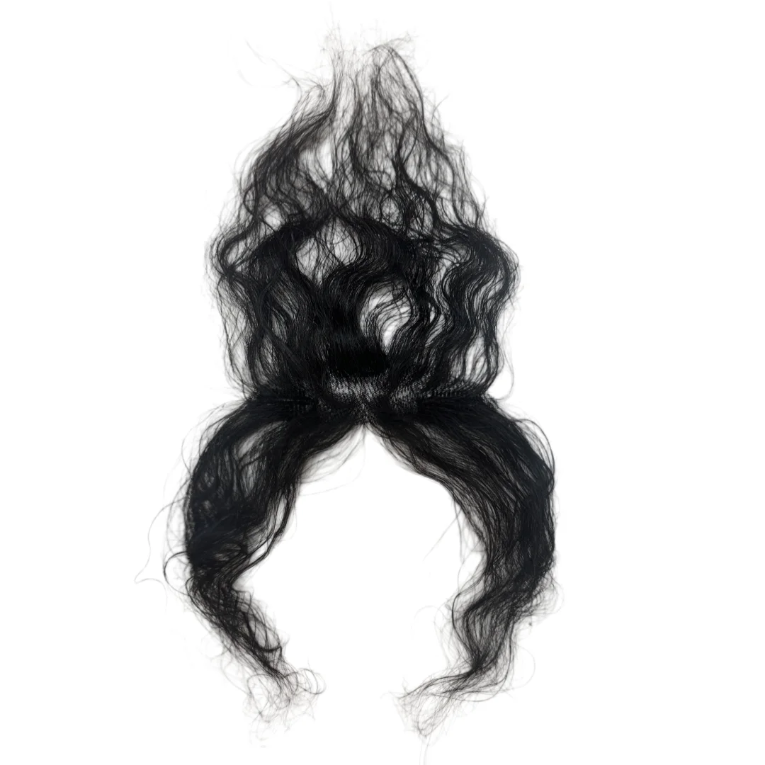 Frangia ricci in capelli veri con clip per diradamento capelli_voghion.com