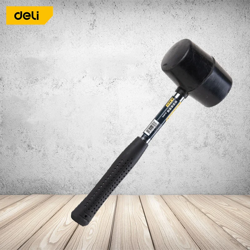 

Deli Tools Rubber Hammer Rubber Hammer Large Soft Rubber Beef Tendon Hammer Tile Decoration And Installation Tile Tools