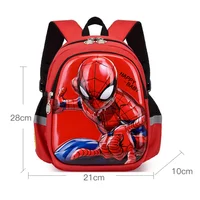 New Disney cartoon Avengers 3D Spider-Man boys School Bag New Kindergarten Baby Children's Small Backpack Cute Backpack 5