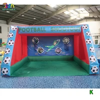 Fast Shipping 4x3m Optional Inflatable Football Shoot Out Game Inflatable Football Goal Carnival Sport Games for Sale 1