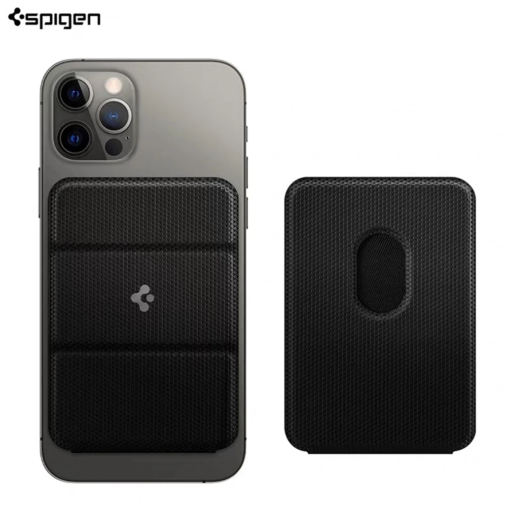 Original Spigen Leder-Faltmagnet-Matte-Wallet-Kartenhalter für MagSafe Kartenhalterung für iPhone 17 16 15 14 13 Pro Max Air – Detail 17