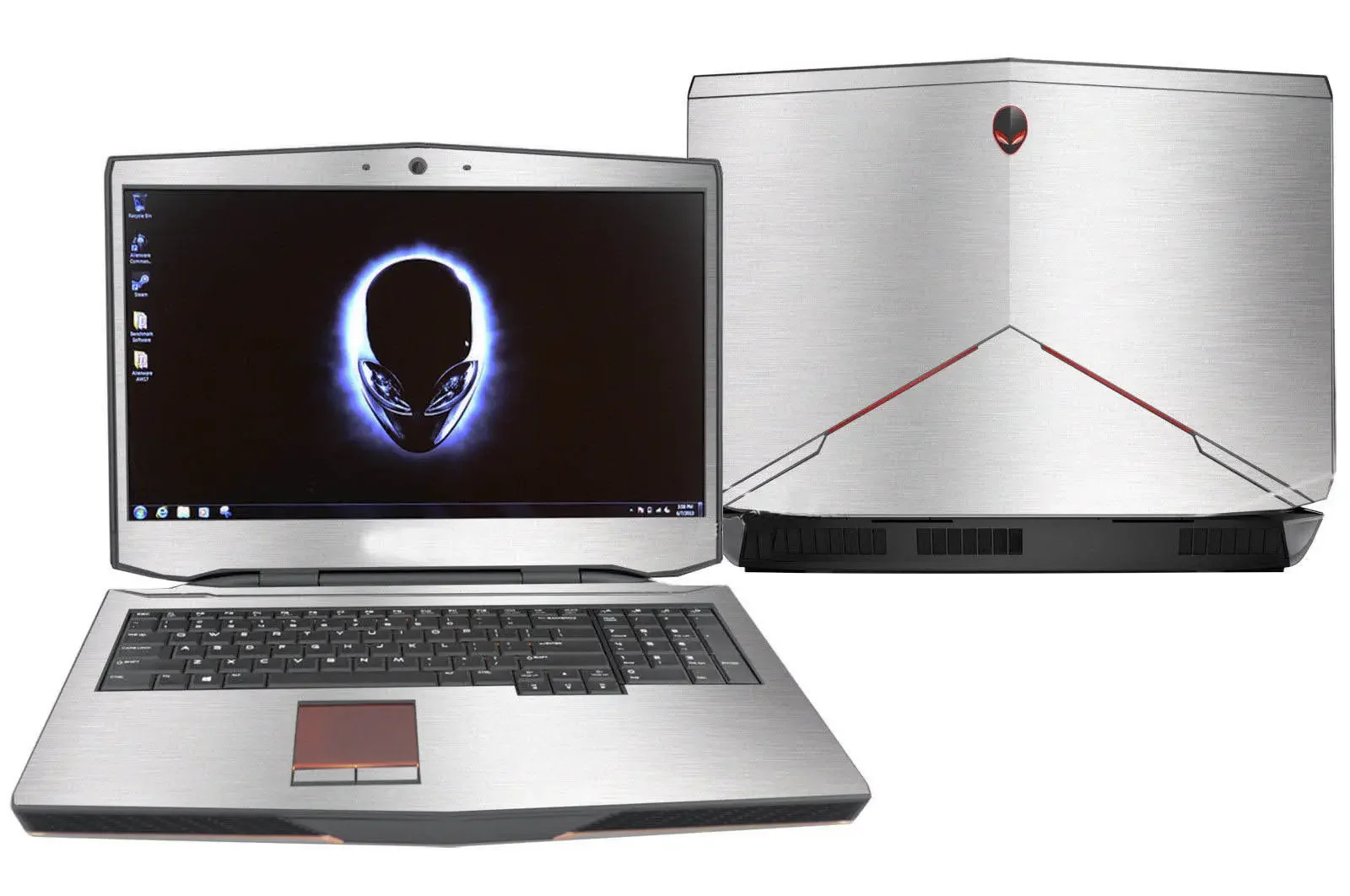 KH Laptop Carbon fiber Leather Sticker Skin Cover Protector for Alienware 17 R4 ALW17C 17.3" with Tobii Eye Tracker release