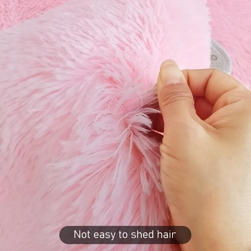 Pink Carpet Living Room Tie-dye Carpet Soft And Fluffy Room Mats large Size Living Kid's Bedroom Play Cushion