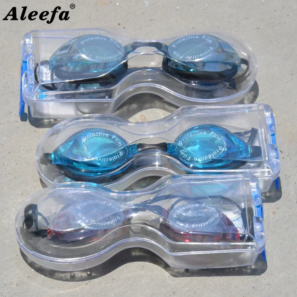 Race Nearsighted Swimming Goggles with Antifog and Myopia -2.0 To -7.0 Hydrodynamic Swim Eyewear Glasses