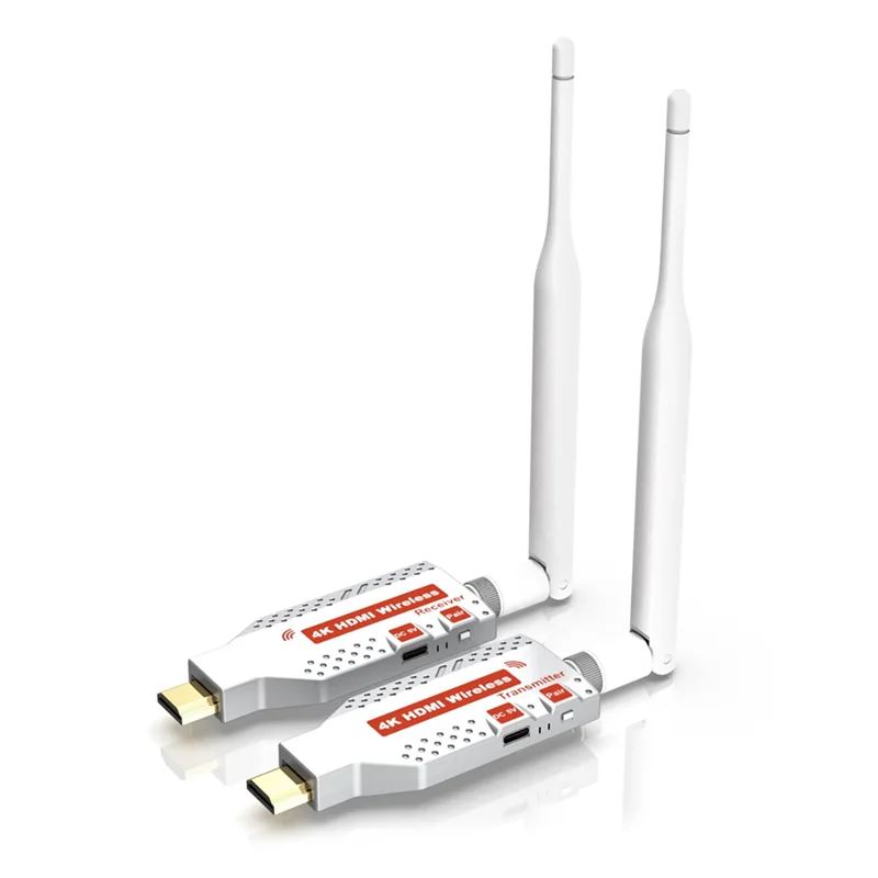 Wireless Extender 4K Transceiver For Digital SLR Cameras, PC Laptops To Projector Tvs
