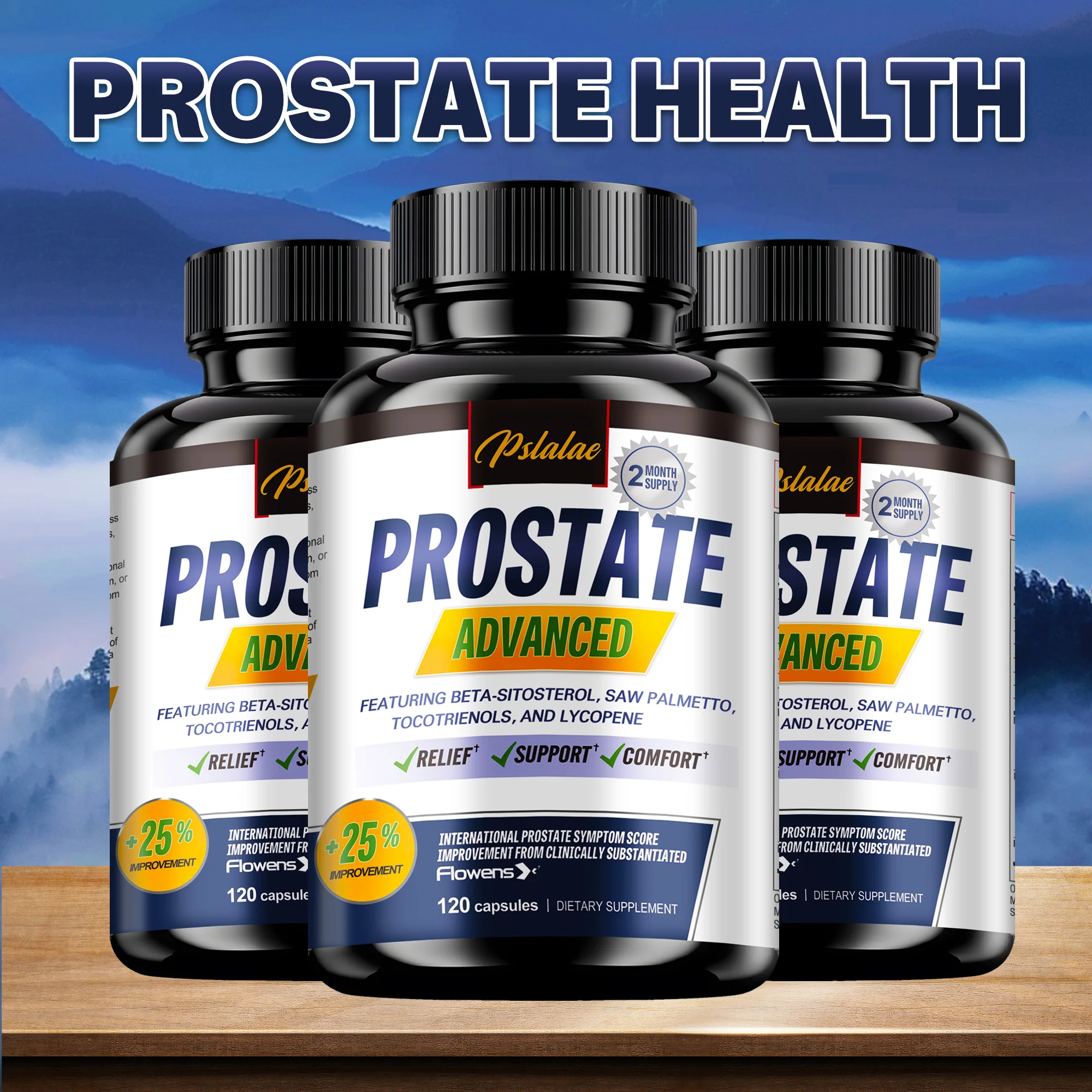 Men's Prostate Health Capsules Saw Palmetto Improve Performance Relieve Bladder & Urination Problems Reduce Toilet Trips prostate urinary tract capsules