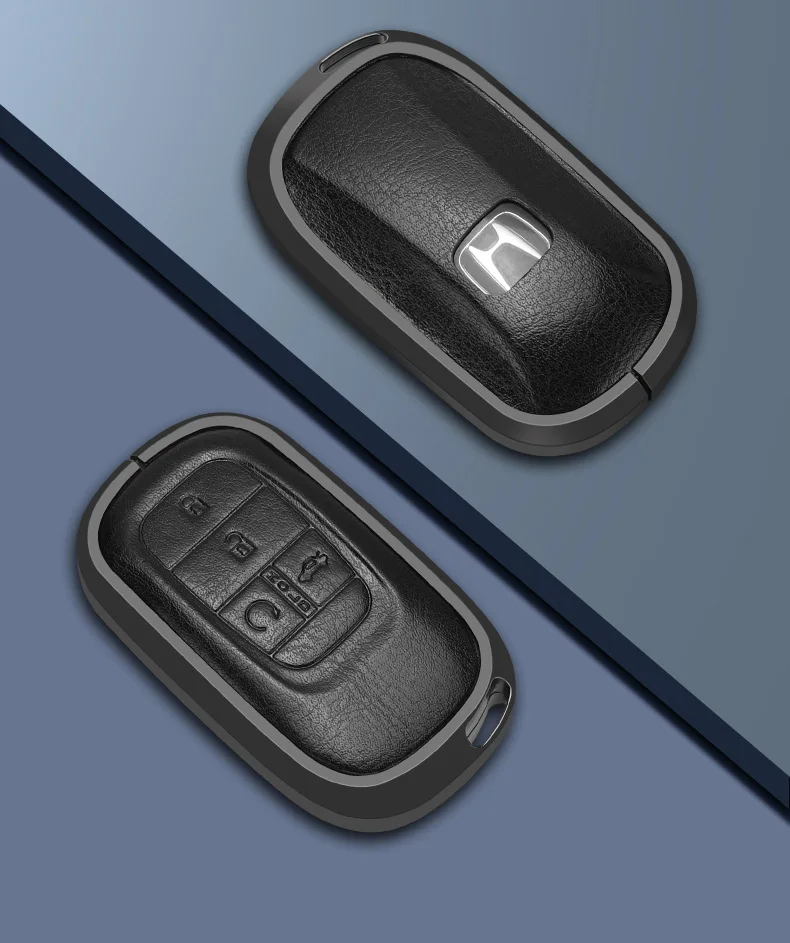 PU Auto Schlüssel Fall Abdeckung Für Honda CR-V 2023 2024 2025 Civic 2022 2023 2024 2025 auto Shell Fob Halter Schutz Fall Zubehör – Detail 2