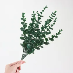 10-Piece Artificial Eucalyptus Greenery Set for Decorative Arrangements (Dark green)