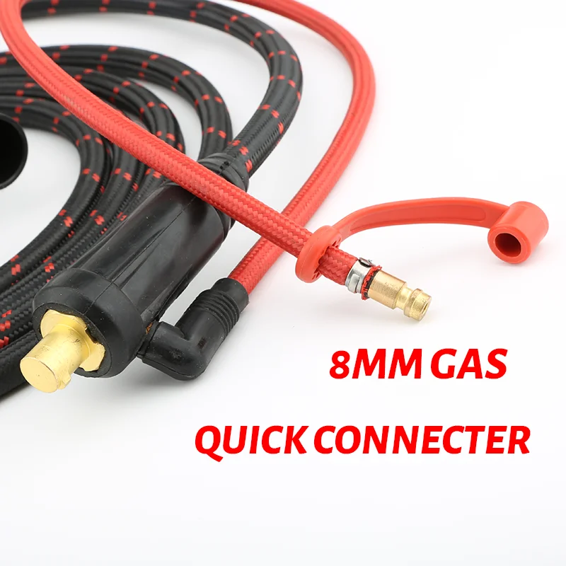Câble Torche Soudage TIG WP26 Zilimontt | Connexion Rapide Gaz Et électricité